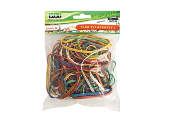 ELASTICI GOMMA BUSTA 50 GR. ASSORTITI